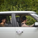 wedding day car Range rover